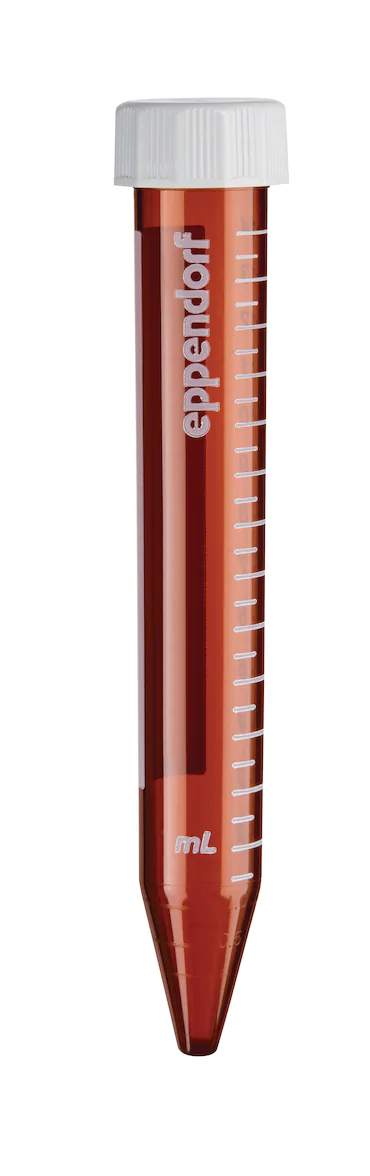 艾本德Eppendorf Conical Tubes, 15 mL, 無菌、無熱原, 無RNase和DNase, 無DNA, 琥珀色（光保護(hù)）, 200 個(gè) (4 包 × 50 個(gè))貨號(hào) 003012